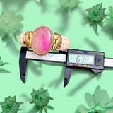 Pink Agate Bracelet – Pink Hakik Bracelet – Antique Bracelet for Men and Women