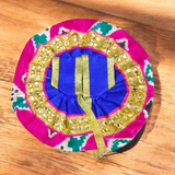 A divine Laddu Gopal Italian Style Dress made of premium fabric, designed for small Laddu Gopal idols (Size 1 No.). 