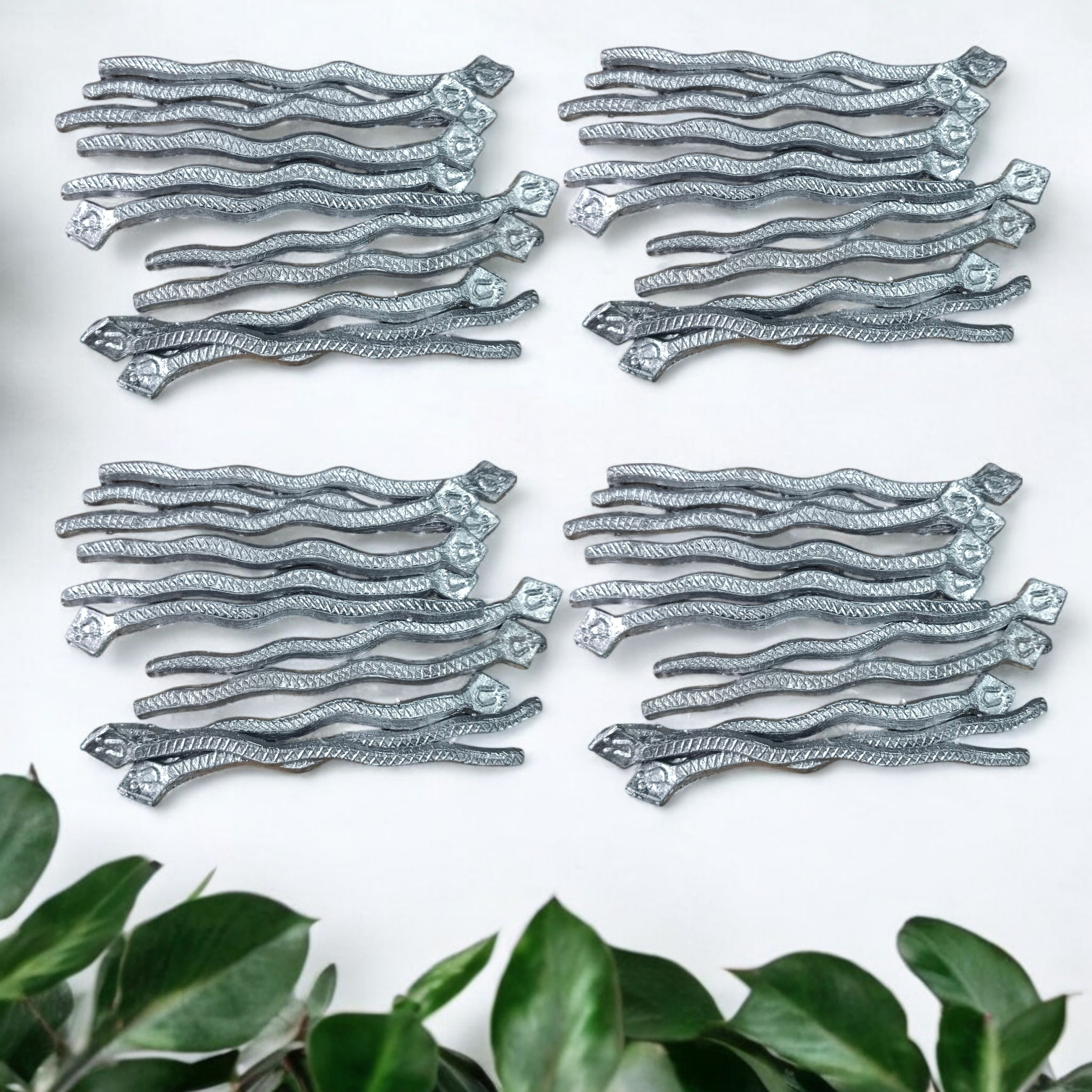 A handcrafted Ranga Naag (Lead Snake) amulet used for Kaal Sarp Dosh remedies, spiritual healing, and protection from negative energies