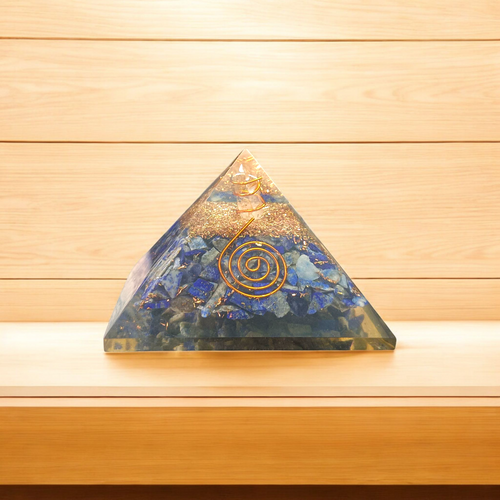 Lapis Lazuli Orgone Pyramid | Energy Healing, Meditation & Spiritual Growth