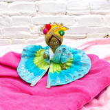 A multicolor pack of Laddu Gopal Pagdis, designed for size 6 No. Krishna idols, perfect for enhancing the look of your Bal Gopal idol during daily worship and festive occasions.