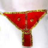 A red Hanuman Ji Langot (Bajrang Bali Lal Langot) with dimensions 18x18 inches, symbolizing devotion, strength, and protection for Lord Hanuman worship.