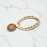 A sacred Hanuman Ji Locket embedded in a traditional Tulsi Mala, symbolizing strength, protection, and devotion to Lord Hanuman