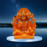 A set of 5 jars of Hanuman Ji Sindoor, specially crafted for Hanuman Pooja, symbolizing protection and strength from Lord Hanuman.