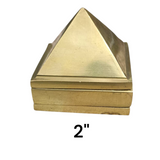 A three-layer Vaastu Pyramid, designed to enhance positive energy and bring good luck and prosperity to your home, office, or spiritual space