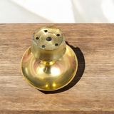 Agarbati Stand Pack Of 2 in Unique Brass Design, ideal for holding incense sticks during pooja or meditation.