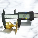Agarbati Stand Pack Of 2 in Unique Brass Design, ideal for holding incense sticks during pooja or meditation.