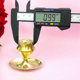 Agarbati Stand Pack Of 2 in Unique Brass Design, ideal for holding incense sticks during pooja or meditation.