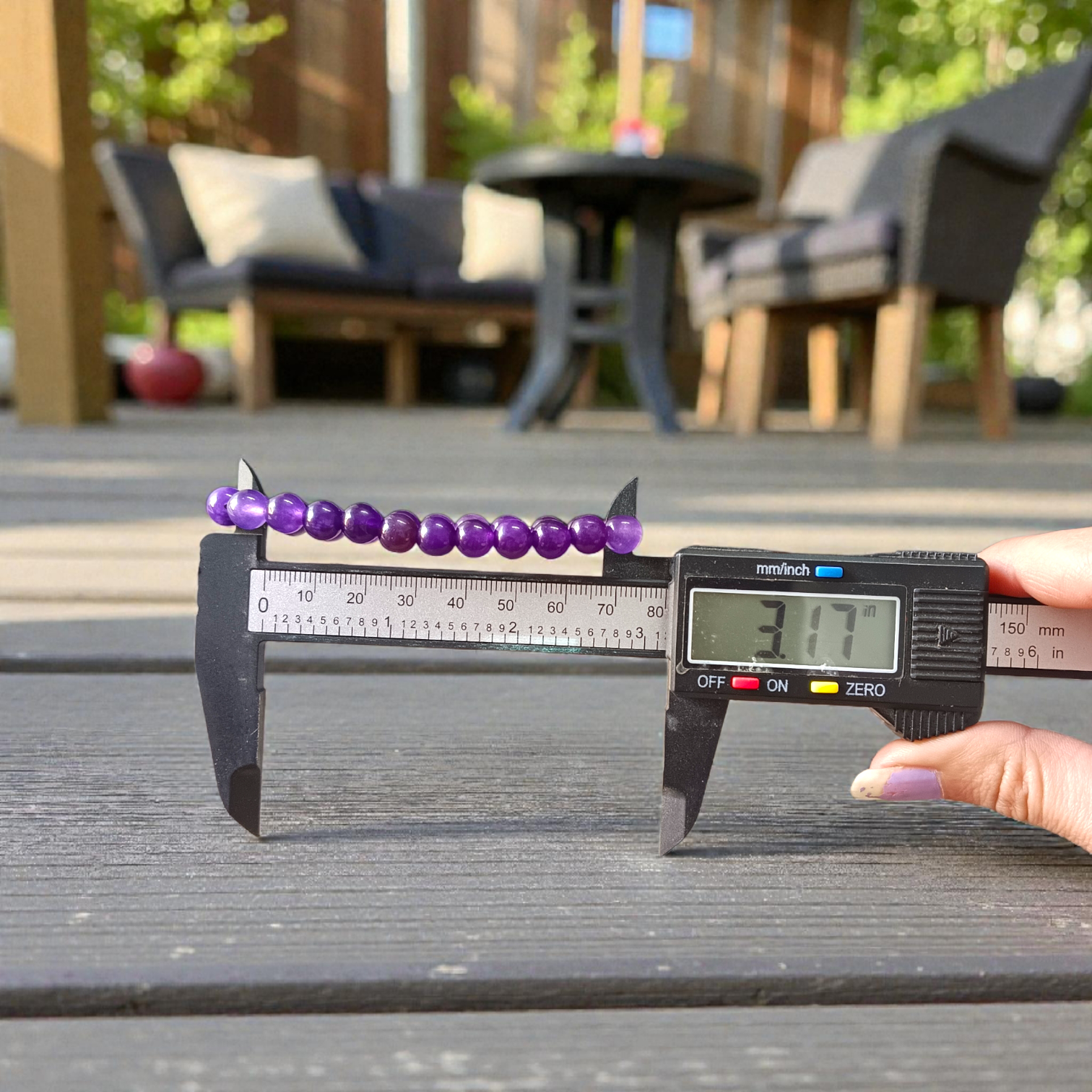 Amethyst Bracelet – Natural healing gemstone bracelet for spiritual growth, emotional healing, and mental clarity