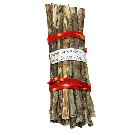 Ark Wood Set of 21 pieces for Surya Hawan rituals, promoting spiritual energy and purification.