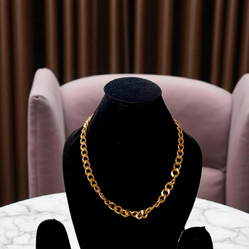 Artificial Gold Chain 1 Gram Gold Plated 20 Inch Chain for Boys & Men
