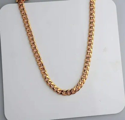 Artificial Gold Chain 1 Gram Gold Plated 20 Inch for boys and men, offering a stylish, affordable accessory for any occasion.