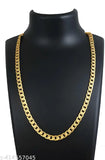 Artificial Gold Chain 1 Gram Gold Plated 20 Inch for boys and men, offering a stylish, affordable accessory for any occasion.