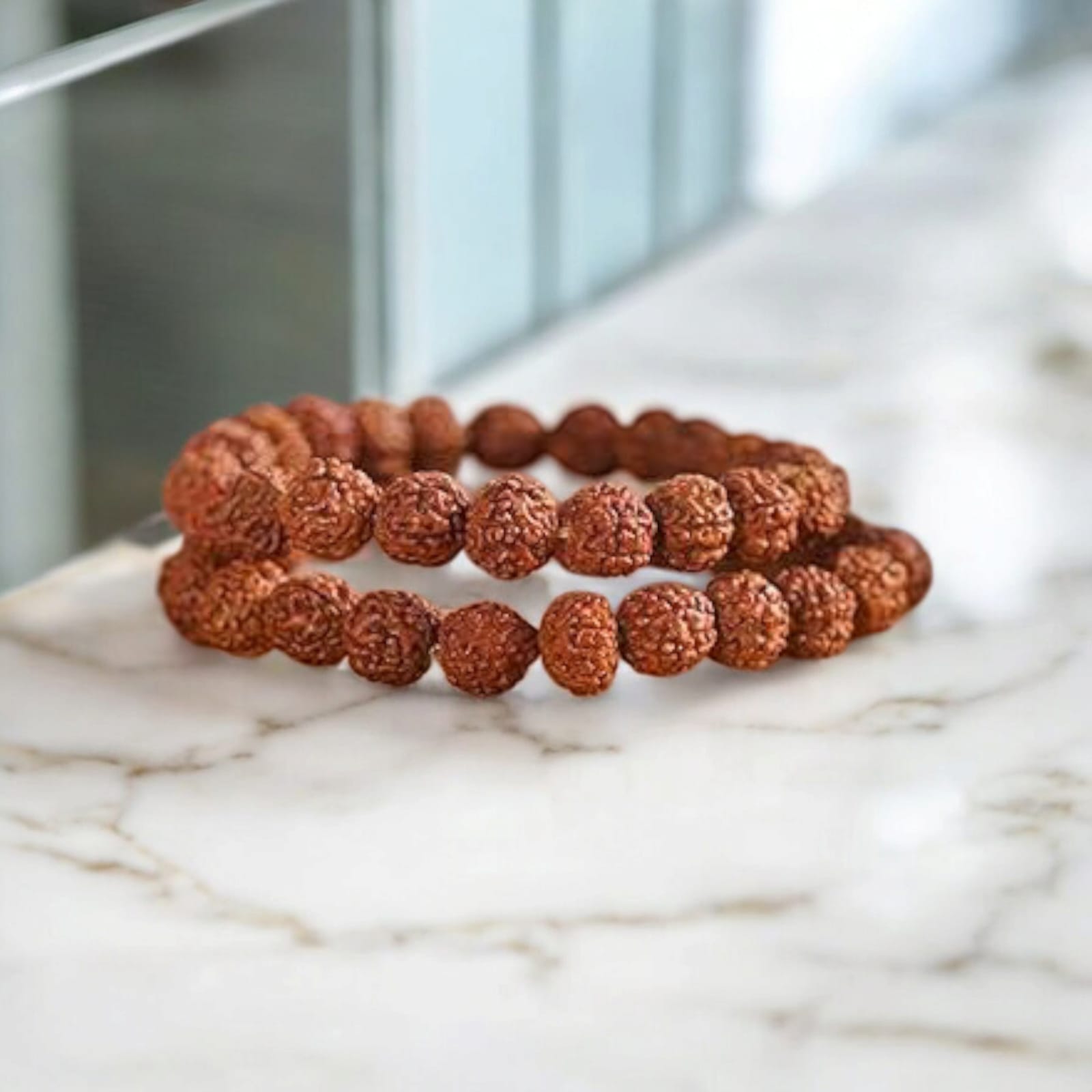Authentic 6 Mukhi Rudraksha Bracelet – Lab Certified for courage, strength, success, and personal power