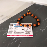Black Agate & Rudraksha Mala - 27 + 1 Beads Jaap Mala - Lab Certified – Gurupujan
