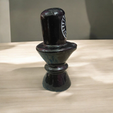 Black Marble Stone Shivling for pooja, worship, and spiritual rituals, representing the divine presence of Lord Shiva.