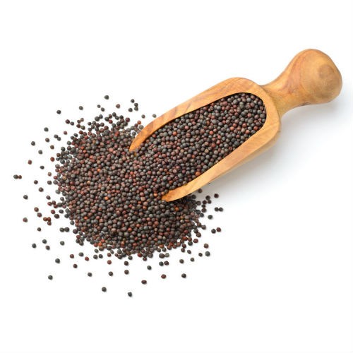 Black Mustard Seeds, used for spiritual rituals, protection, and health benefits in Hindu ceremonies.