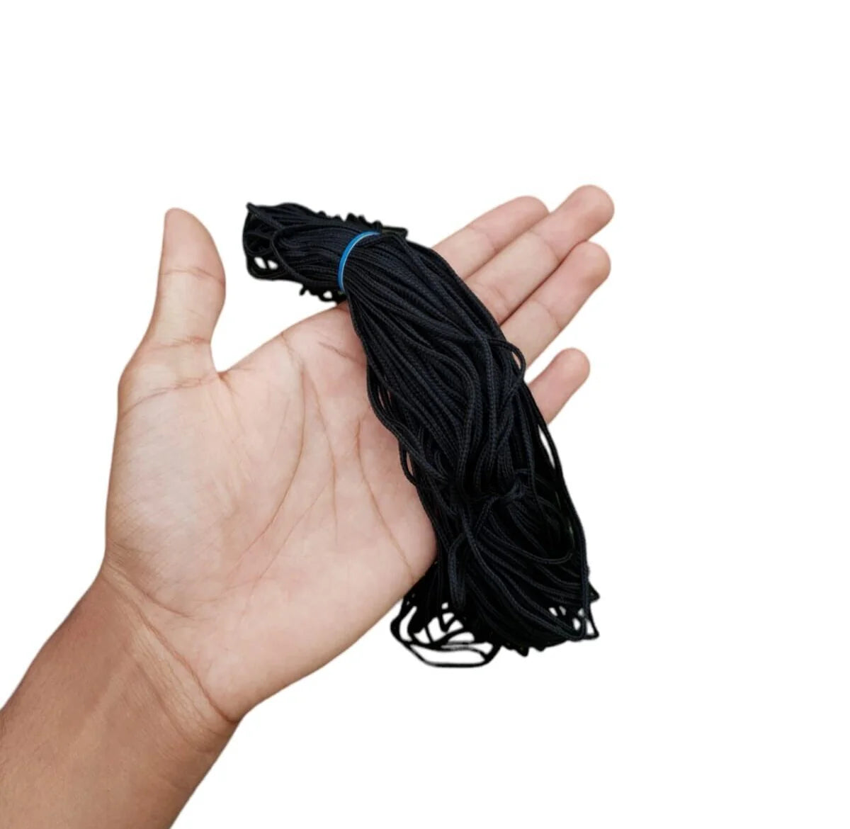 Black Thread Kala Dhaga, used for protection against evil eye, negative energies, and for spiritual rituals and remedies.