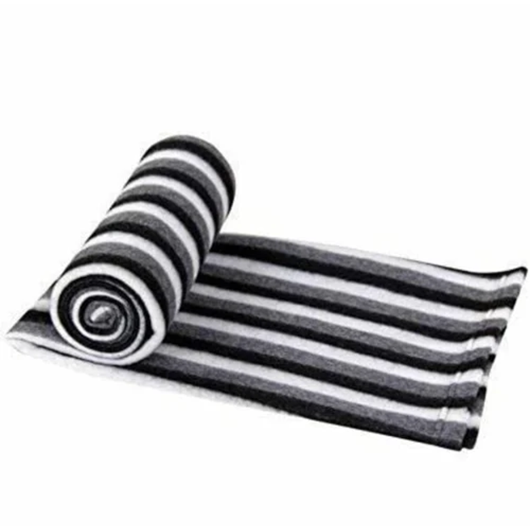 Black and White Blanket for Rahu, Ketu, and Shani, used for spiritual protection, balance, and mental clarity.