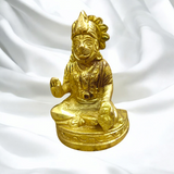 Blessing Hanuman Ji Murti in a beautiful design, symbolizing strength and devotion, perfect for worship and home decor."