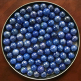 Blue Marbles Set of 20, used for spiritual remedies, energy balancing, and enhancing positive energy in the home or office.