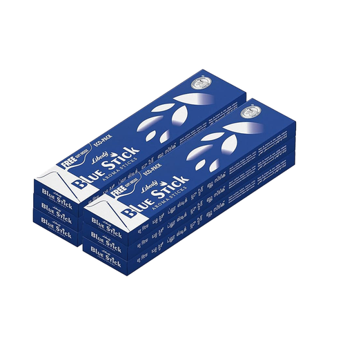 Blue Stick Aroma Incense Sticks – Economy Pack with Free Gift Inside