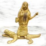 Brass Ganga Mata Murti | Ganga Ji Statue in high-quality brass with fine detailing and divine craftsmanship