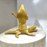 Brass Ganga Mata Murti | Ganga Ji Statue in high-quality brass with fine detailing and divine craftsmanship