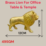 Brass Lion for Office Vastu – Symbol of Strength and Success