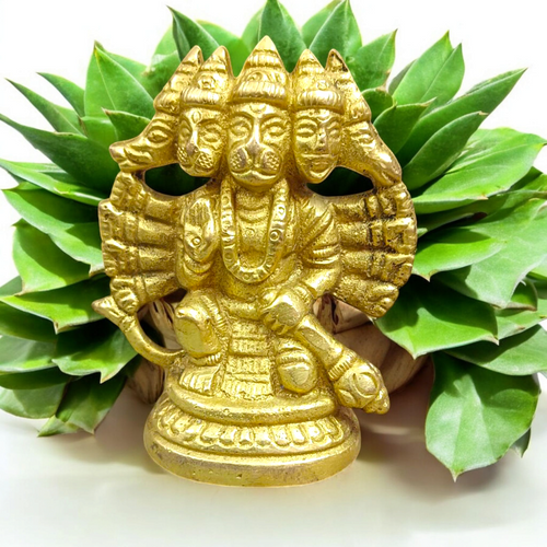 Panchmukhi Hanuman Ji Idol in Brass | Panchmukhi Bajrang Bali Murti Statue