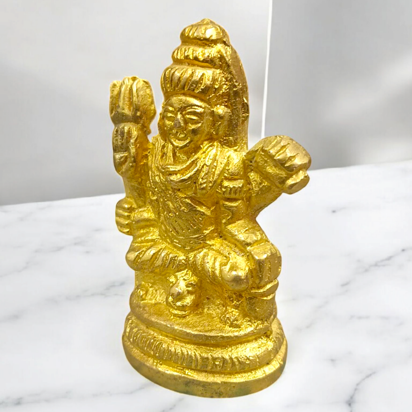 Brass Shiv Ji Murti | Bholenath Brass Idol, intricately designed in brass, representing Lord Shiva's divine blessings and protection for your pooja room or temple.