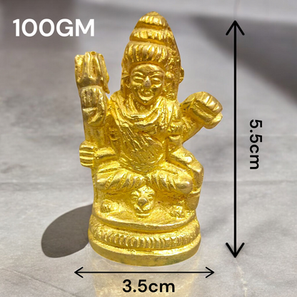 Brass Shiv Ji Murti | Bholenath Brass Idol, intricately designed in brass, representing Lord Shiva's divine blessings and protection for your pooja room or temple.