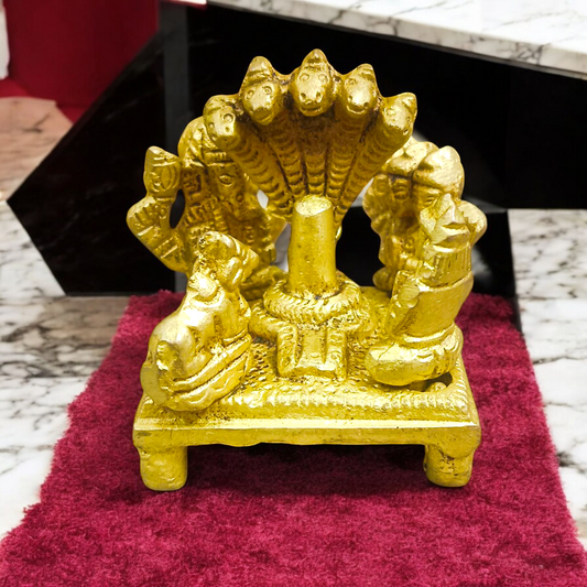 Brass Shivling Statue For Home Temple crafted in high-quality brass with fine detailing for spiritual worship and blessings.