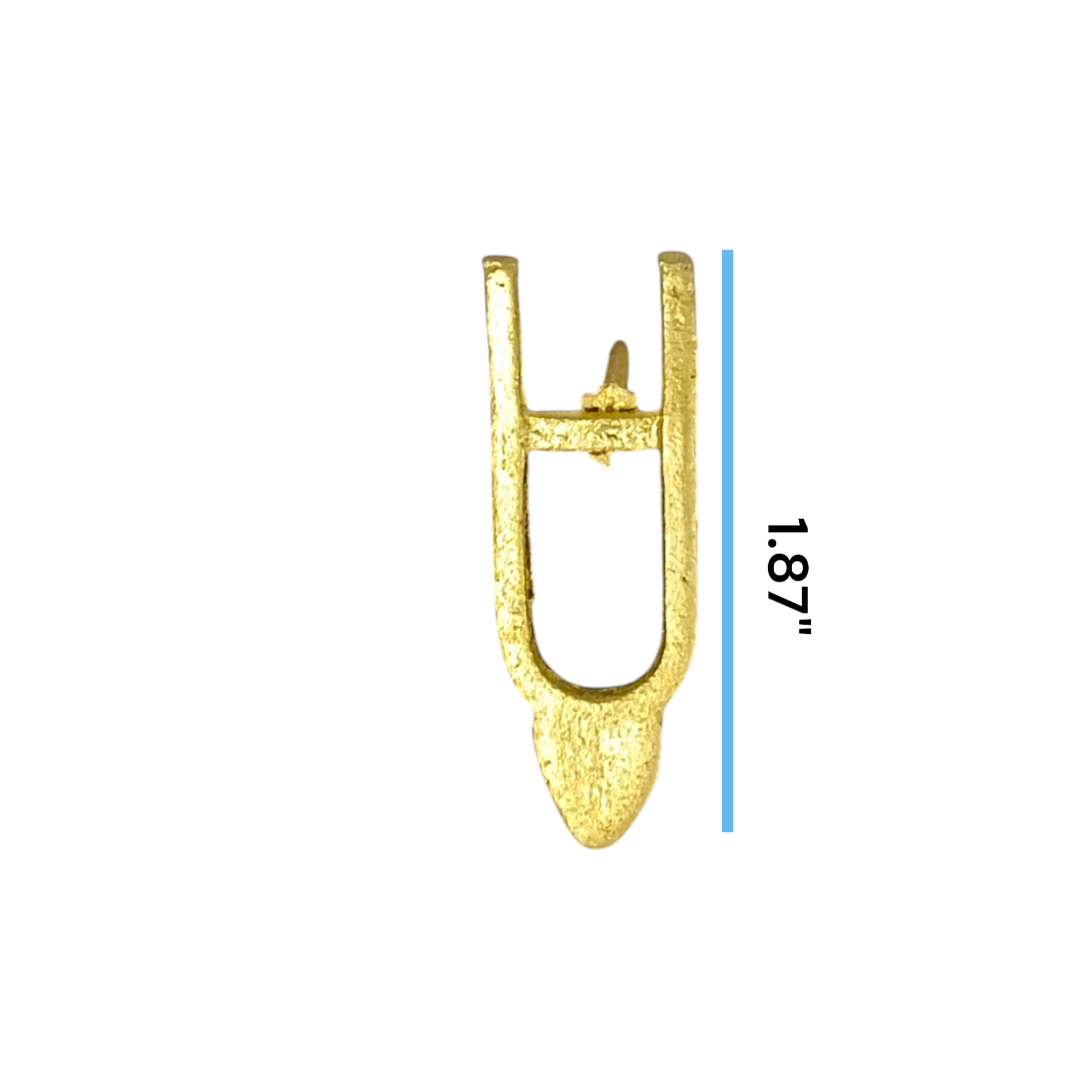 Buy Steel Material Tilak Stamp for forehead rituals. Indicate your sectarian affiliation with precision and devotion during religious ceremonies. Available now at Gurupujan