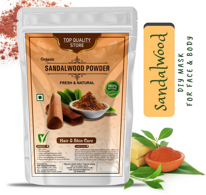 Chandan Powder – Natural Sandalwood Powder with fragrance, 250GM pack for pooja, rituals, skincare, and spiritual practices.