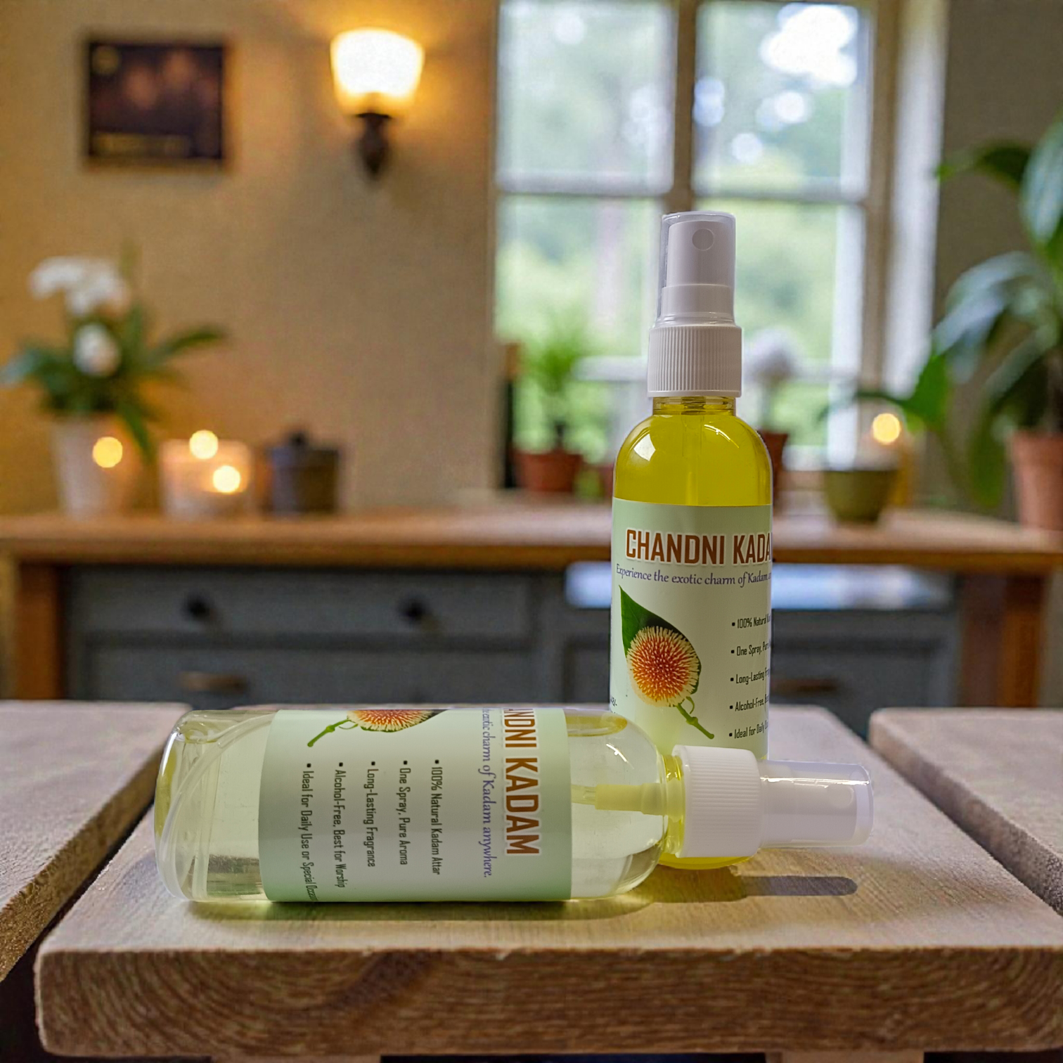 Chandni Kadam Spray Attar 100ML set of 2 alcohol-free floral fragrance bottles