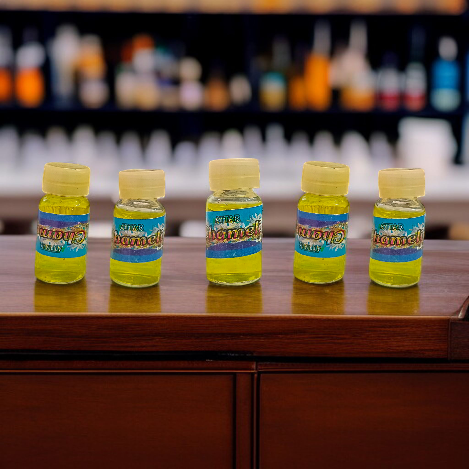Chemali Attar 4ML, a natural jasmine fragrance ideal for worship, prayer, and spiritual rituals, promoting peace and positive energy