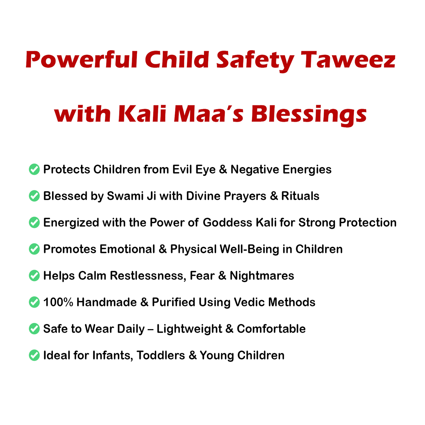 Child Safety Taweez | Child Protection Taweez | Made By Swami Ji With The Blessings Of Goddess Kali