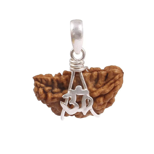 1 Mukhi Rudraksha Pendant Lab Certified for Success & Meditation