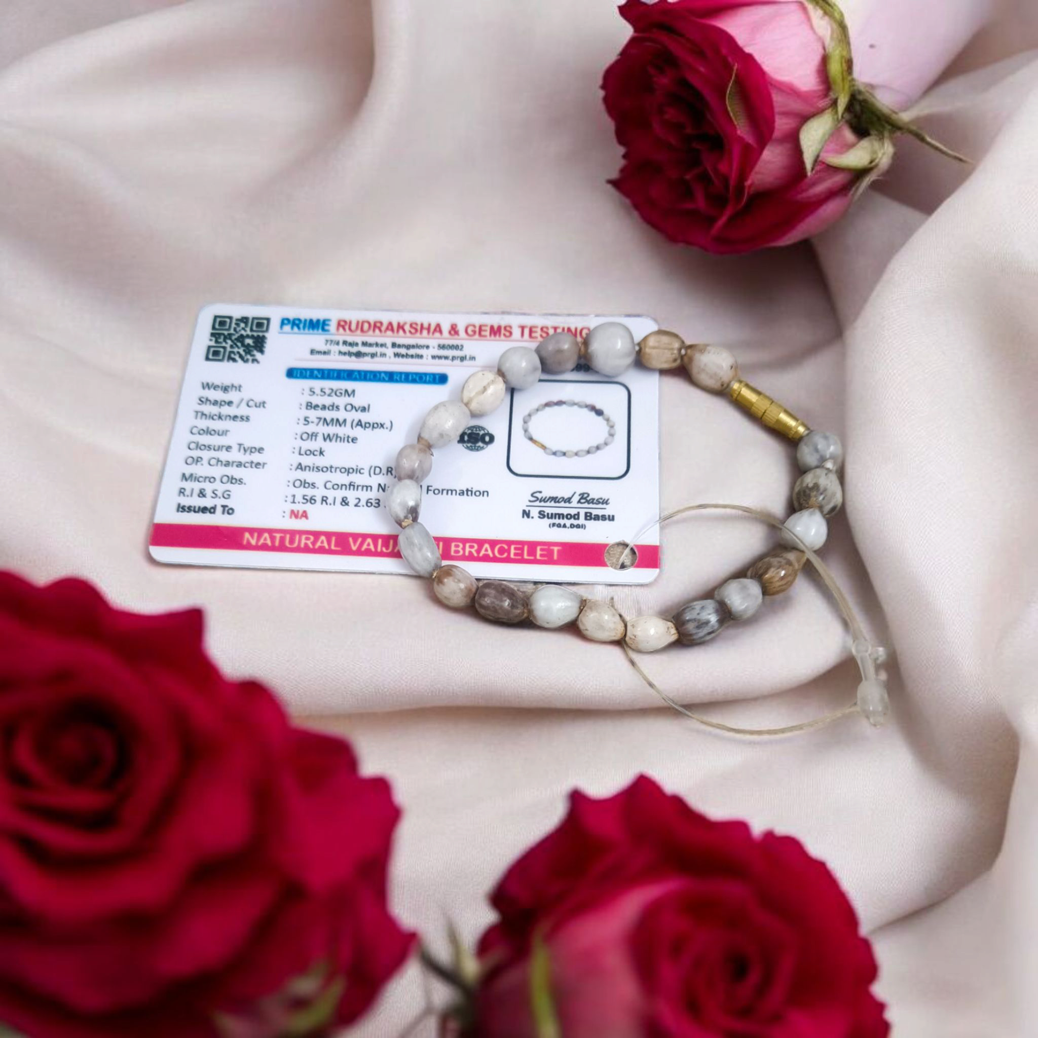 Combo of Vaijanti Bracelet and Kamal Gutta Bracelet – Lab Certified – Gurupujan