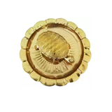 Copper Kachua Yantra with Plate, a Feng Shui tortoise symbolizing protection, prosperity, and wish fulfilment in spiritual practices.