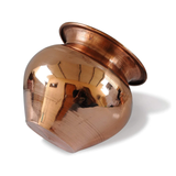 Copper Kalash (Tambe Ka Lauta) used in Hindu rituals and poojas to offer holy water, symbolizing prosperity and divine blessings.
