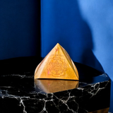 Copper Vastu Pyramid Yantra designed for placement on pillars or columns to enhance energy flow and correct Vastu doshas