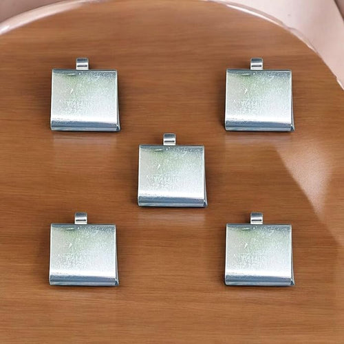 Copper & Silver Square Taweez Set of 5 With Free Bhojpatra Sheet – Muslim Tantra