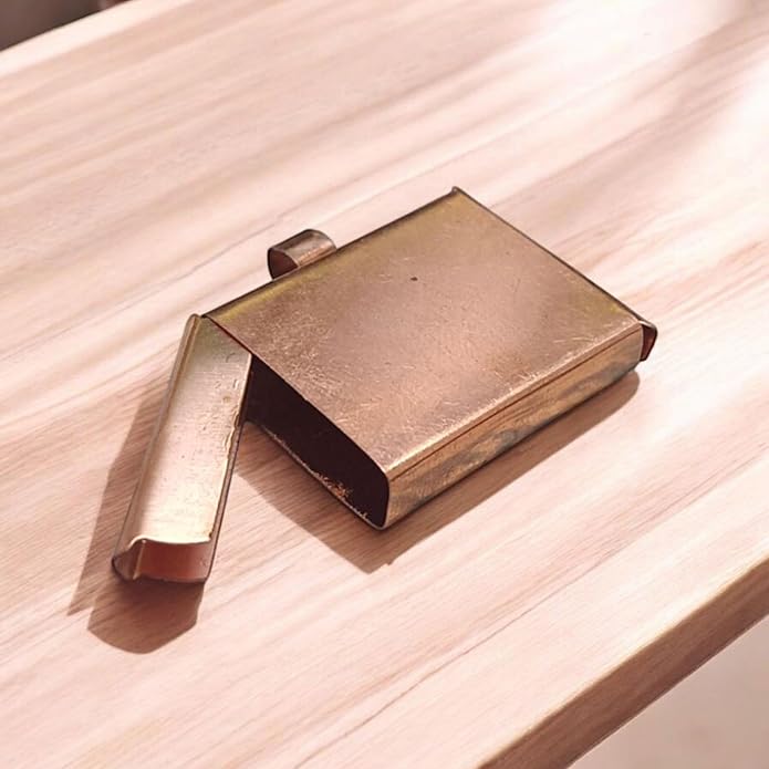 Copper and Silver Square Taweez with Free Bhojpatra Sheet, ideal for spiritual protection, Muslim Tantra, and blessings.