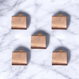 Copper and Silver Square Taweez with Free Bhojpatra Sheet, ideal for spiritual protection, Muslim Tantra, and blessings.