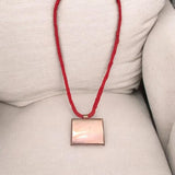 Copper and Silver Square Taweez with Free Bhojpatra Sheet, ideal for spiritual protection, Muslim Tantra, and blessings.