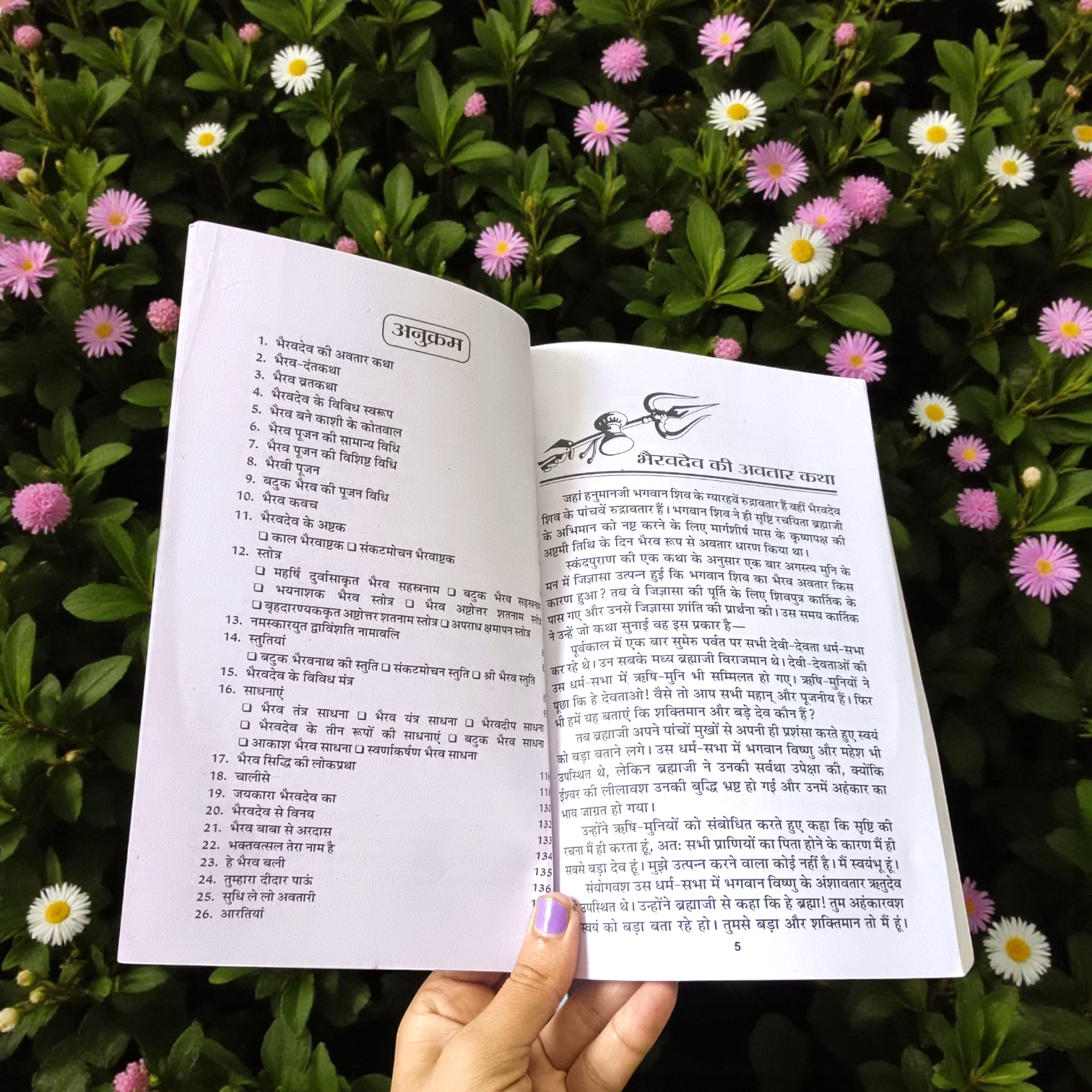 Cover image of Bhairav Upasana Book in Hindi featuring Bhairav Baba with sacred symbols and mantras