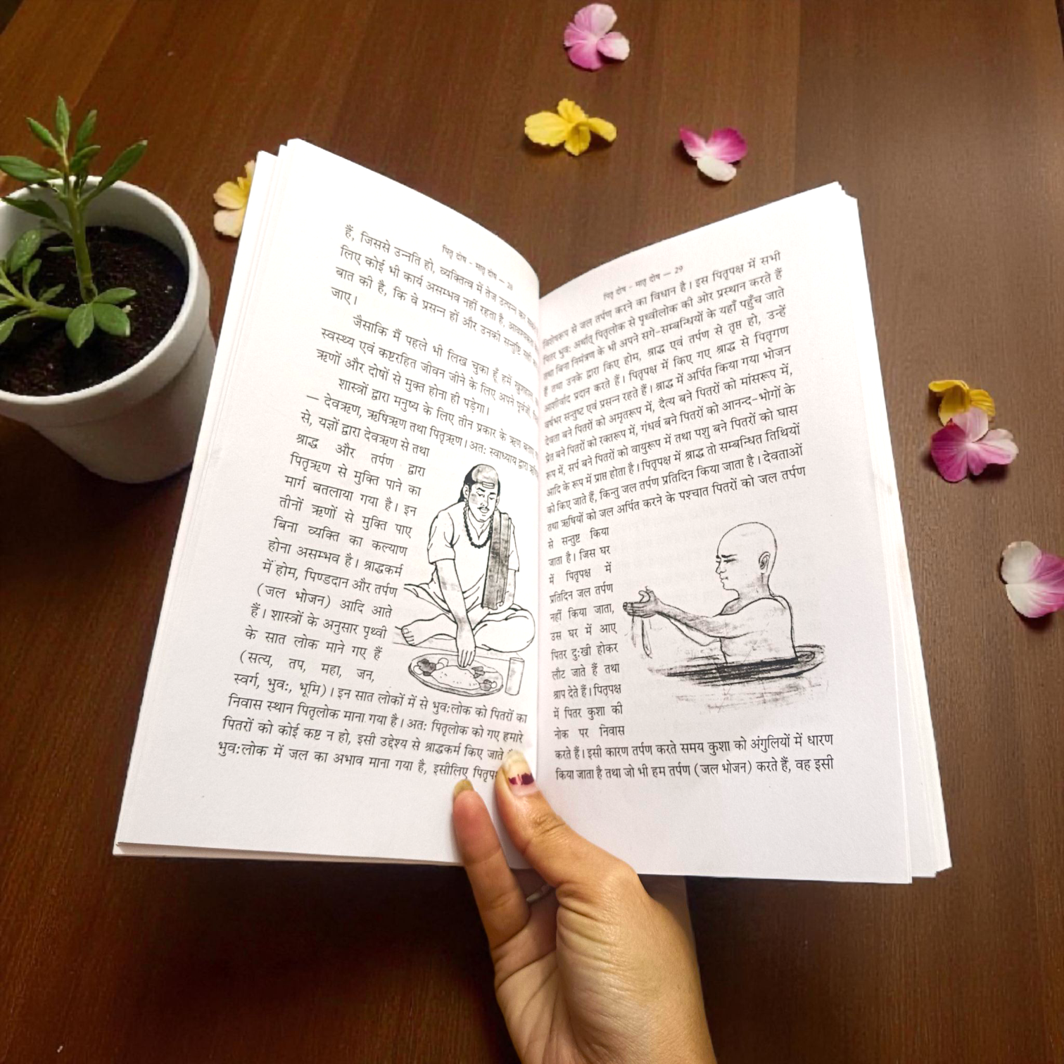 Cover image of Pitra Dosh Mantra Dosh Nivaaran In Hindi Book showing spiritual mantras and Vedic remedies for ancestral peace