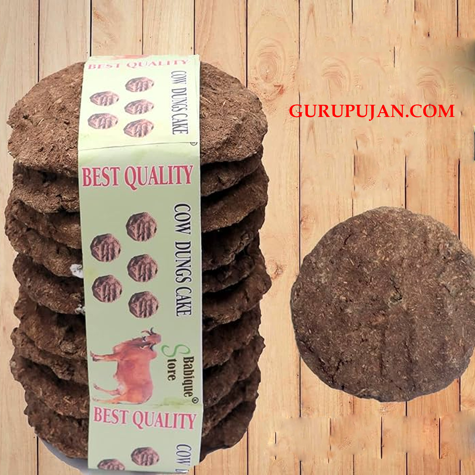 Cow Dung Cake | Set of 21 | Gaay Ka Sukha Gobar used for spiritual rituals, yagna, and havan ceremonies to purify the environment and invite divine blessings.